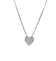 Pendentif Salvini Femme I Cuori Texture in Or Diamante 0.24 Ct 20012901 - 20012901